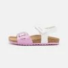 Geox ADRIEL GIRL - Sandales - White/lilac