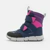 Geox FLEXYPER GIRL - Bottes De Neige - Navy/fuchsia