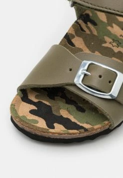 Geox GHITA BOY - Sandales - Military/black -Pas Cher Geox Boutique 025e653091f047c39e53c570dbe6f1a3