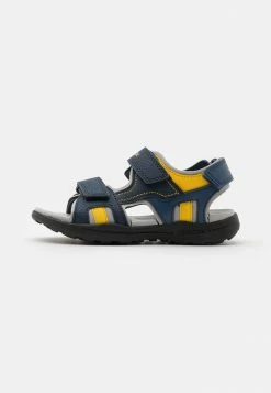 Geox VANIETT BOY - Sandales De Randonnée - Navy/yellow