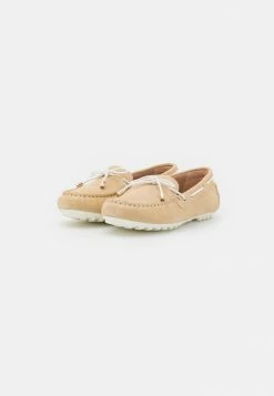 Geox LEELYAN - Mocassins - Sand/white -Pas Cher Geox Boutique 058836db6f824b67939f6c6d5afbe274