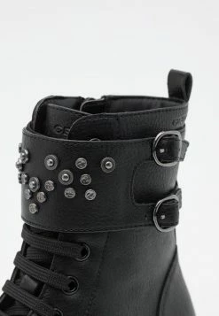 Geox ECLAIR GIRL - Bottines à Lacets - Black -Pas Cher Geox Boutique 05a0e119a24b4f78b5c1a515c44ddc2c