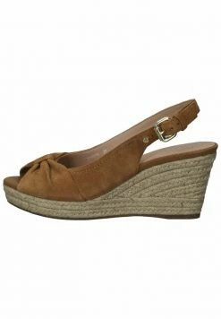 Geox Sandales Compensées - Cognac