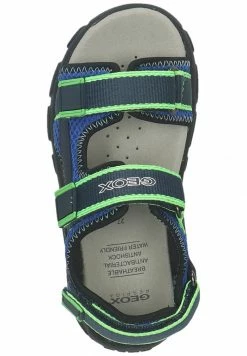 Geox Sandales De Randonnée - Blue/fluo Green C4457 -Pas Cher Geox Boutique 08a382fdcc9c4e18b43b2e6666238acf