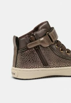 Geox KALISPERA GIRL - Baskets Montantes - Dark Beige -Pas Cher Geox Boutique 094d75bcae064db2a955618c2e5b1053