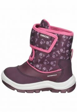Geox Bottes De Neige - Prune/dark Fuchsia