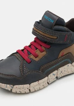 Geox FLEXYPER BOY - Bottines - Navy/dark Red -Pas Cher Geox Boutique 0ac32d5cb4bc4984a61b5349367093d4