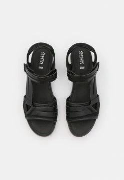 Geox VEGA - Sandales De Randonnée - Black -Pas Cher Geox Boutique 0b0690f0a1294fdd9f660b9f8418c8dc