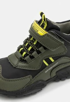 Geox NEW SAVAGE BOY WPF - Bottines - Military/lime -Pas Cher Geox Boutique 0d8d22fa9bd64ecaacd882a2b631c420