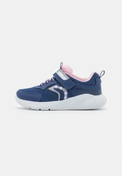 Geox SPRINTYE GIRL - Baskets Basses - Navy/light Pink