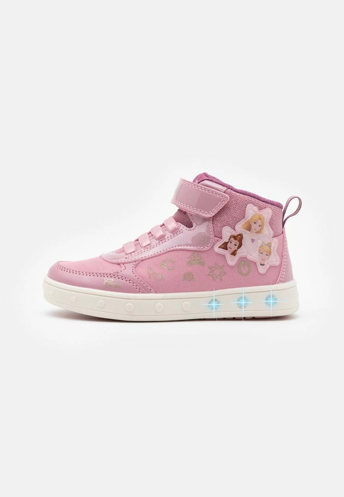 Geox DISNEY PRINCESS JR SKYLIN GIRL - Baskets Montantes - Pink 1 Geox DISNEY PRINCESS JR SKYLIN GIRL - Baskets Montantes - Pink