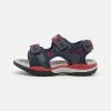 Geox BOREALIS BOY - Sandales De Randonnée - Navy/red