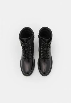 Geox DAMIANA - Bottines à Lacets - Black -Pas Cher Geox Boutique 15265eac8dc147e183ebc8a695b2fe11