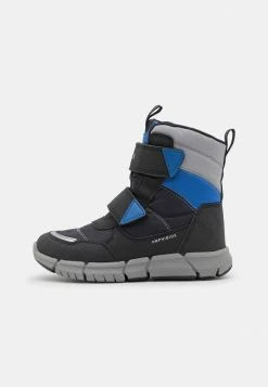 Geox J FLEXYPER BOY ABX - Bottes De Neige - Black/royal