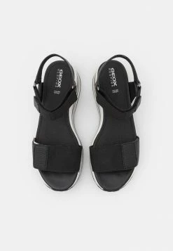 Geox KENCY - Sandales à Plateforme - Black -Pas Cher Geox Boutique 18930ba3bce54a13af5e5ddaf33aca44