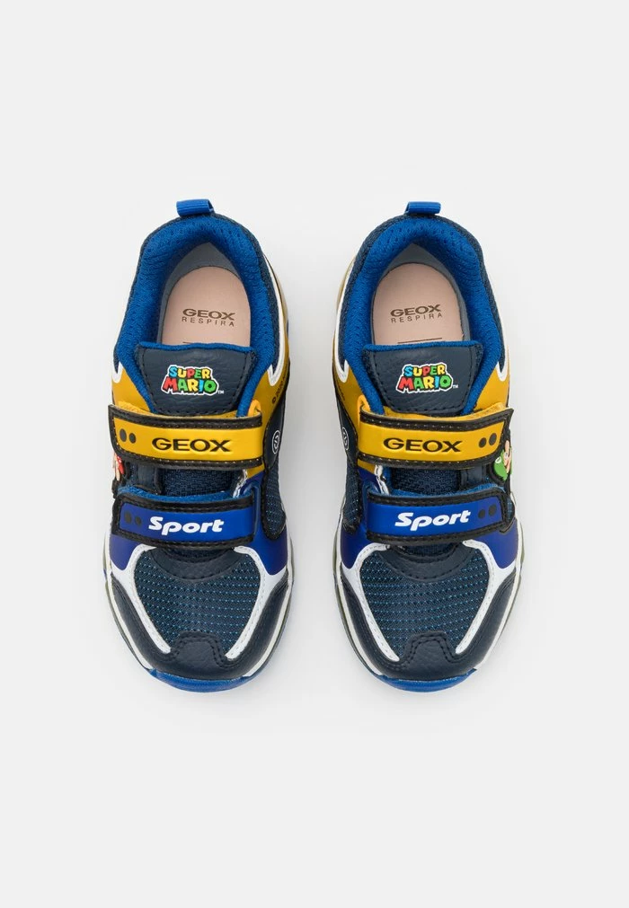 NINTENDO SUPER MARIO GEOX JUNIOR BOY - Baskets Basses - Royal/yellow 4 NINTENDO SUPER MARIO GEOX JUNIOR BOY - Baskets Basses - Royal/yellow – Image 4