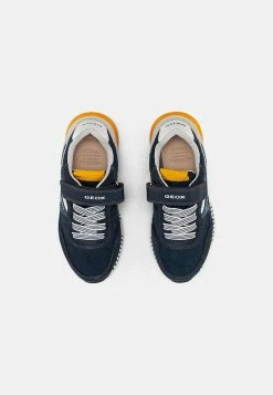 Geox ALBEN BOY - Baskets Basses - Navy/yellow -Pas Cher Geox Boutique 1bac8255ecee4cb6a7cf366070f44f3a