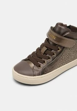Geox KALISPERA GIRL - Baskets Montantes - Dark Beige -Pas Cher Geox Boutique 1bce682b73b74885b33f0bb054ef3592