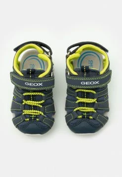 Geox KRAZE - Sandales De Randonnée - Navy/lime -Pas Cher Geox Boutique 1d9d3d6747134542bd69b5c1e10d73a5