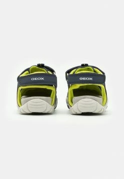 Geox KRAZE - Sandales De Randonnée - Navy/lime -Pas Cher Geox Boutique 1e8a2be1ab574b10a53f3d1043a0f6ad