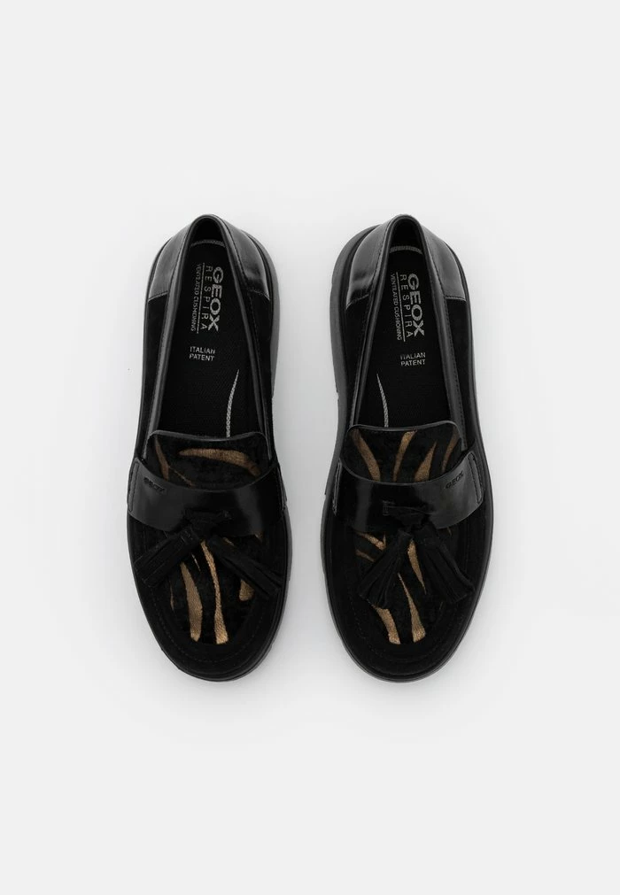 Geox ARLARA - Mocassins - Black/dark Gold 6 Geox ARLARA - Mocassins - Black/dark Gold – Image 6