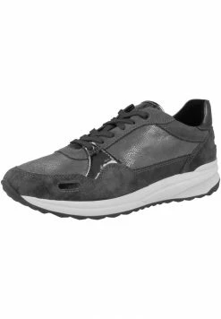 Geox D AIRELL A - Baskets Basses - Dark Grey -Pas Cher Geox Boutique 1fb4d4814b264e56accddf1557745ef9