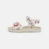 Geox COSTAREI - Sandales - Silver/red