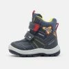 Geox FLANFIL BOY ABX - Bottes De Neige - Navy/red