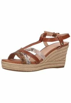 Geox Sandales Compensées - Brown/light Orange -Pas Cher Geox Boutique 27d2bd57a76942898133c562b32cb26a