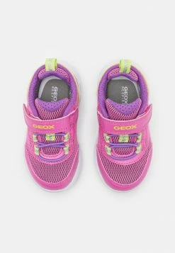 Geox SPRINTYE GIRL - Baskets Basses - Fuchsia/acid Green -Pas Cher Geox Boutique 2abb8fe595644673a261d726631710d3