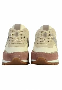 CUIR GEOX TABELYA D16AQA - Baskets Basses - Crème/taupe Clair -Pas Cher Geox Boutique 2b67ae5f07914e598336292805b5b976