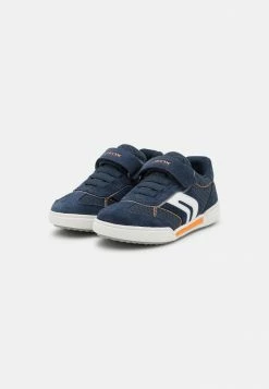 Geox POSEIDO BOY - Baskets Basses - Navy/light Orange -Pas Cher Geox Boutique 2ef2352458734864a622a6ed30dbf197