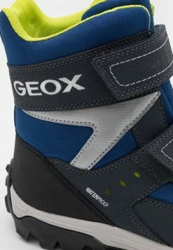 Geox HIMALAYA BOY WPF - Bottes De Neige - Navy/lime -Pas Cher Geox Boutique 2ffde8d99e9140cdb7472551f13204ea
