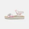 Geox COSTAREI - Sandales - White/pink