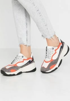 Geox KIRYA - Baskets Basses - Dark Grey/white