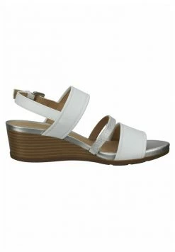 Geox Sandales Compensées - White Silver -Pas Cher Geox Boutique 3225c23d86ae4c2fbb5c00a2617fd2dd