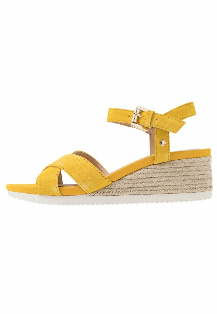 Geox ISCHIA CORDA - Sandales Compensées - Light Yellow 2 Geox ISCHIA CORDA - Sandales Compensées - Light Yellow – Image 2