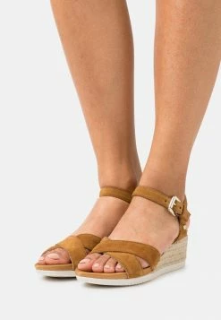 Geox ISCHIA CORDA - Sandales Compensées - Curry