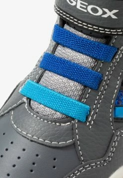 Geox INEK BOY - Baskets Montantes - Grey/royal -Pas Cher Geox Boutique 35de4b6122154635bf30888fa4a29e2d