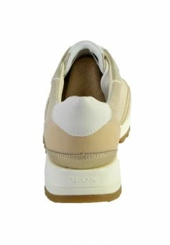 Geox TABELYA - Baskets Basses - Cream Gold -Pas Cher Geox Boutique 3617a3b18fff43d78f98d19bef324d1a
