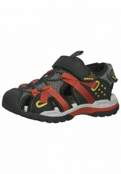 Geox Sandales De Randonnée - Black/red -Pas Cher Geox Boutique 366b3b3a9833462ea87fc9af0aea3da7