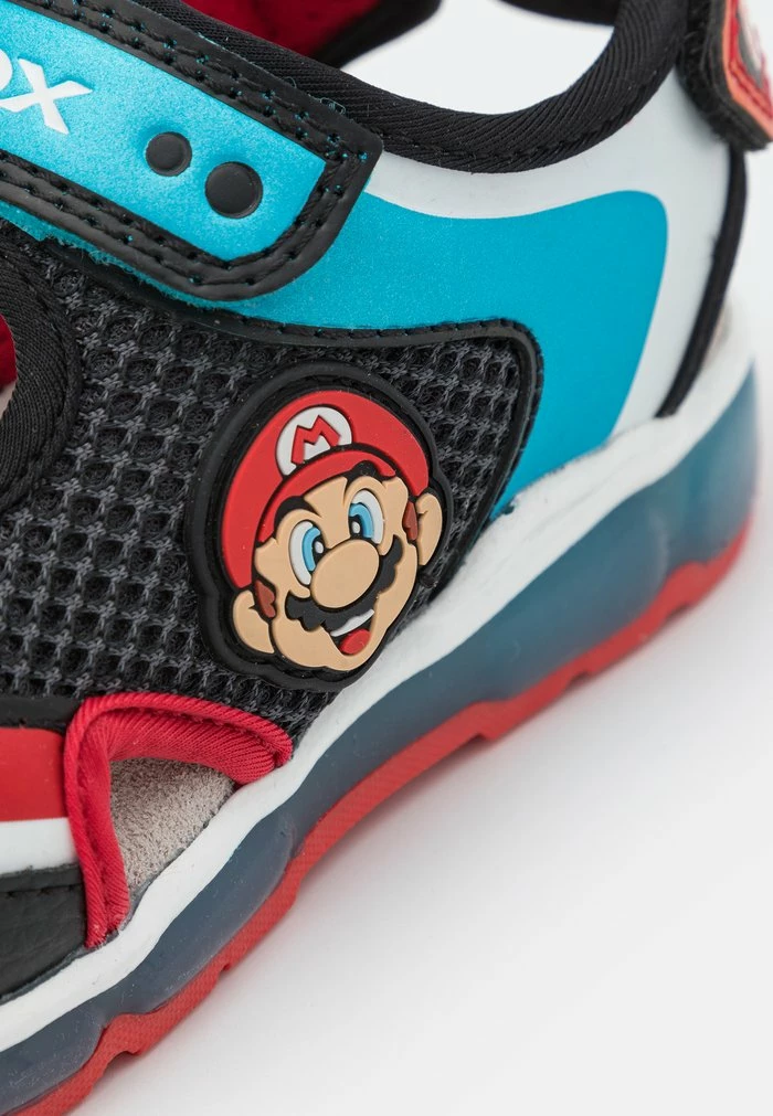 Geox NINTENDO SUPERMARIO JR - Sandales - Black/sky 6 Geox NINTENDO SUPERMARIO JR - Sandales - Black/sky – Image 6