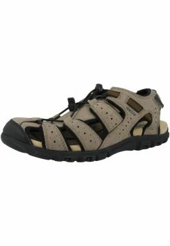 Geox UOMO STRADA - Sandales De Randonnée - Taupe/black -Pas Cher Geox Boutique 37e03e11ef1c4c7a802a2b6e563967a3