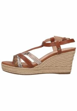 Geox Sandales Compensées - Brown/light Orange