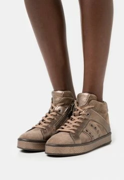 Geox LEELU - Baskets Montantes - Dark Beige