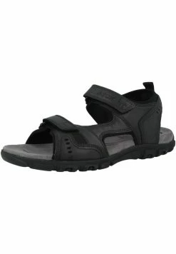Geox STRADA A - Sandales De Randonnée - Black -Pas Cher Geox Boutique 3c9f80196eb441c1a6142f247e0081dd