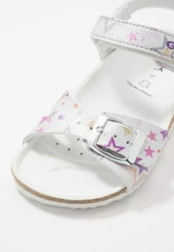 Geox ADRIEL GIRL - Sandales - Silver -Pas Cher Geox Boutique 3e8527cbea4f4031af745ad127a07eec