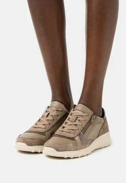 Geox ALLENIEE - Baskets Basses - Dark Beige