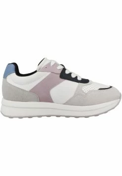 Geox D RUNNTIX - Baskets Basses - White Light Rose -Pas Cher Geox Boutique 40ad97c1a05248039f847f6c9e4b58c7