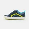 Geox ALONISSO - Baskets Basses - Navy/lime